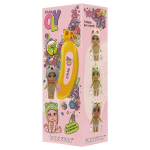 Куколка OLY в шапочке-ушанке в банане. Мальчик 8см, ВВ3845 арт.3370-B (Bondibon)