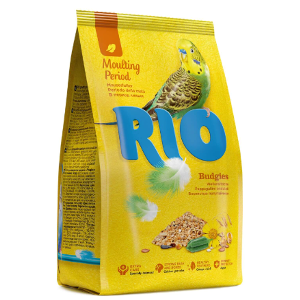 Rio корм для волнистых попугаев период линьки 500г