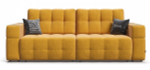 Диван Босс ХО Велюр Монолит желтый