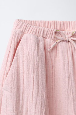 ZARA БРЮКИ BAGGY, СВЕТЛО-РОЗОВЫЙ