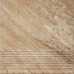 Ceramika Paradyz - Mattone Pietra Ochra - Ступень с насечками рядовая 300x300