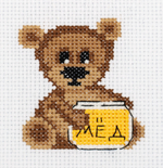 "Klart" набор для вышивания 12-014 "Мишутка"