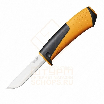 Нож Fiskars универсальный c точилкой