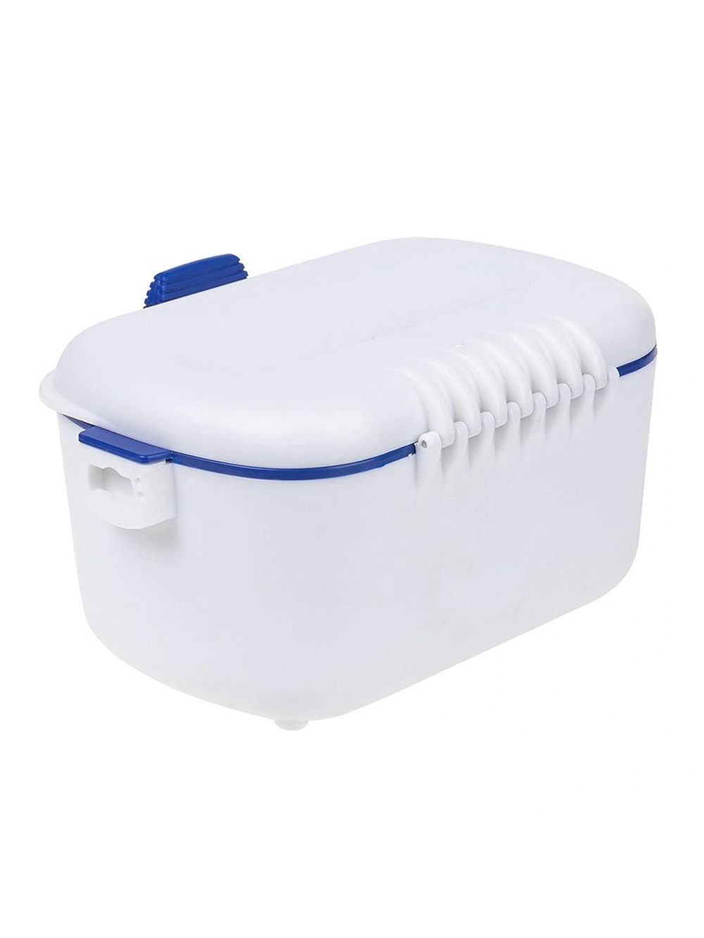 Коробка для наживки Nisus поясная термо 15х12х7.5 см, белая/синяя