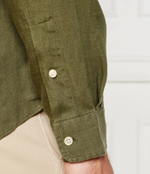 Льняная рубашка POLO RALPH LAUREN - хаки(710906946)