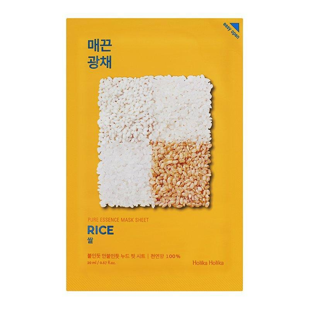 Holika Holika Тканевая маска для лица против пигментации Pure Essence Mask Sheet Rice 20 мл