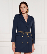 Платье с ремешком Elisabetta Franchi - темно-синий(AB65746E2)