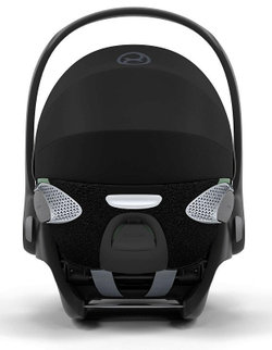 Коляска Cybex Balios S Lux TPE complete Cloud T Sepia Black 3 в 1 Almond Beige с дождевиками