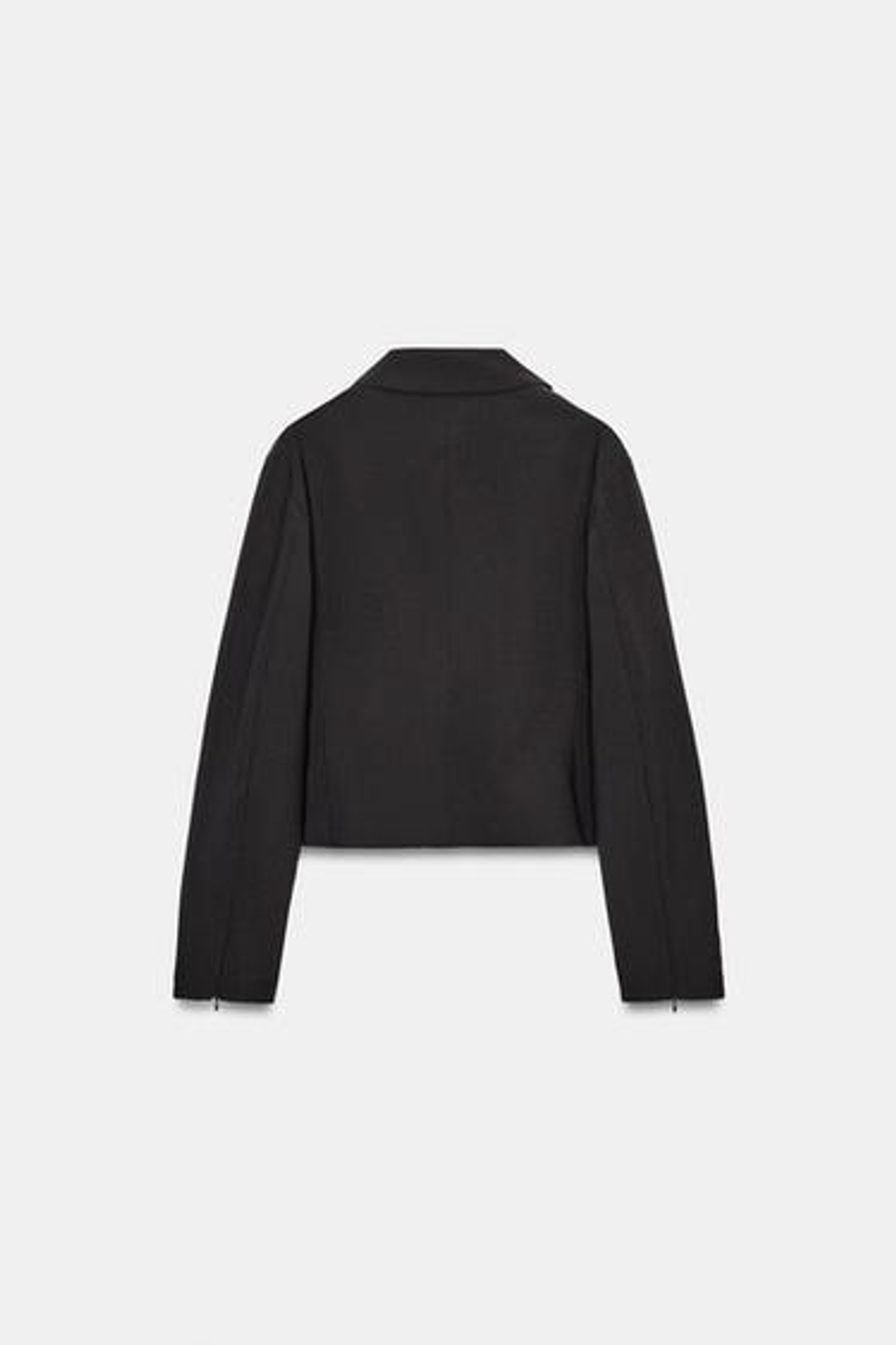 Полосатая куртка на молнии- ZARA