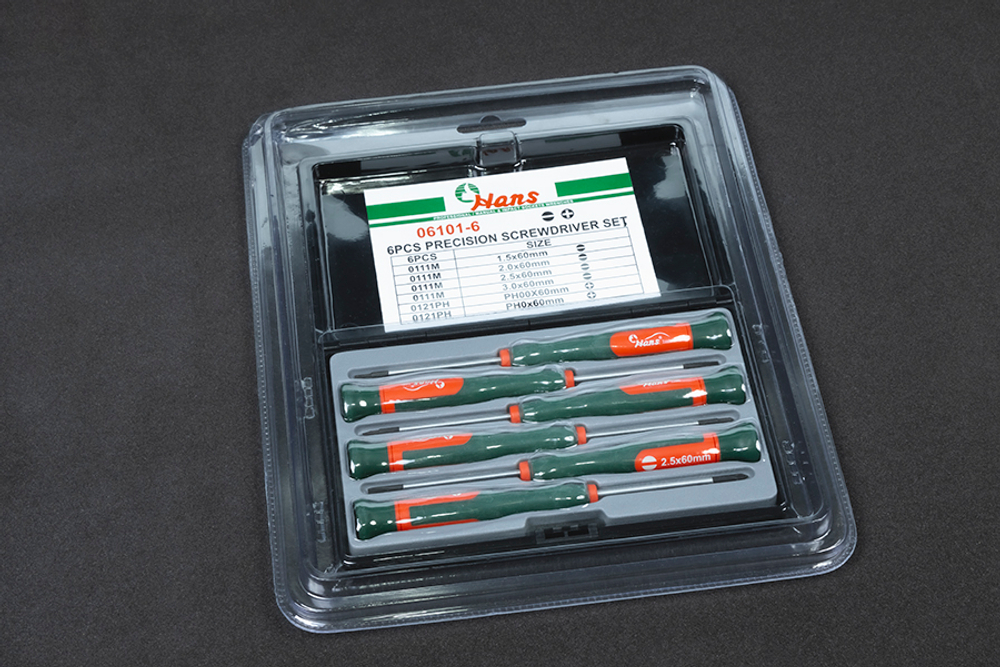 Набор отверток для точной механики Hans, 06101-6