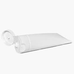 Тюбик пластик 50 мл Белый с белой крышкой