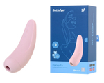 Вакуумно-волновой стимулятор Satisfyer Curvy 2+ с возможностью управления через приложение розовый