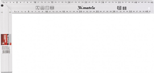 32475 Угольник, 450 мм, алюминиевый, литой Matrix
