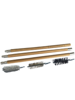 Набор для чистки оружия 16 калибра в БЛИСТЕРЕ, с металлическим 7мм шомполом в оплетке.