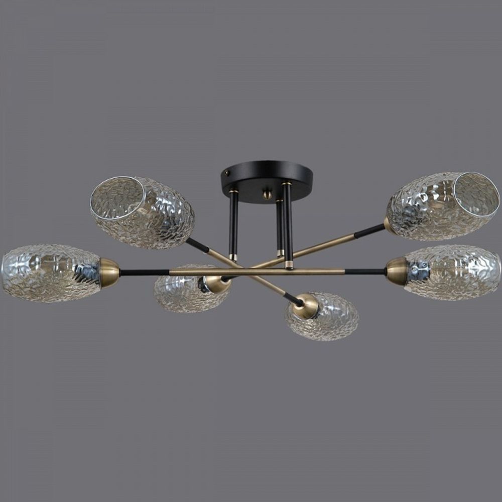 Потолочная люстра ILLUMICO  IL0255-6CSQ-79 BK AB