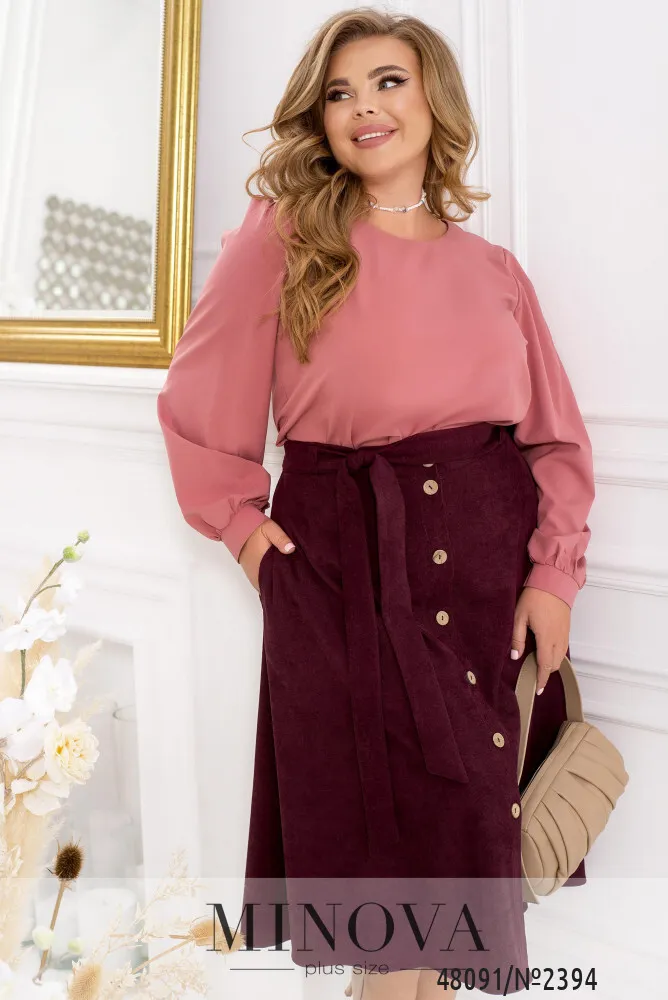 Юбка 2394-бордо Minova