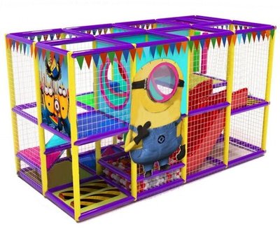 Детский игровой лабиринт «Классик 2» 11м² (4.65*2.35*2.5м)