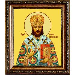 Виктор Глазовский (Островидов), епископ, святитель. Икона на холсте.