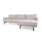 Диван Galene 3-местный с левым шезлонгом, бежевый, 254 см