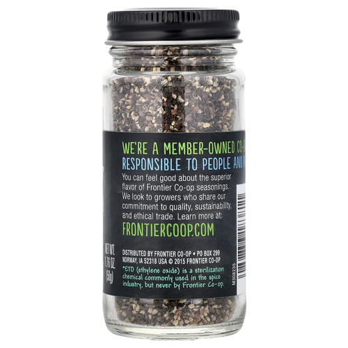 Frontier Co-op, Black Pepper, Coarse Grind, 1.76 oz (50 g)