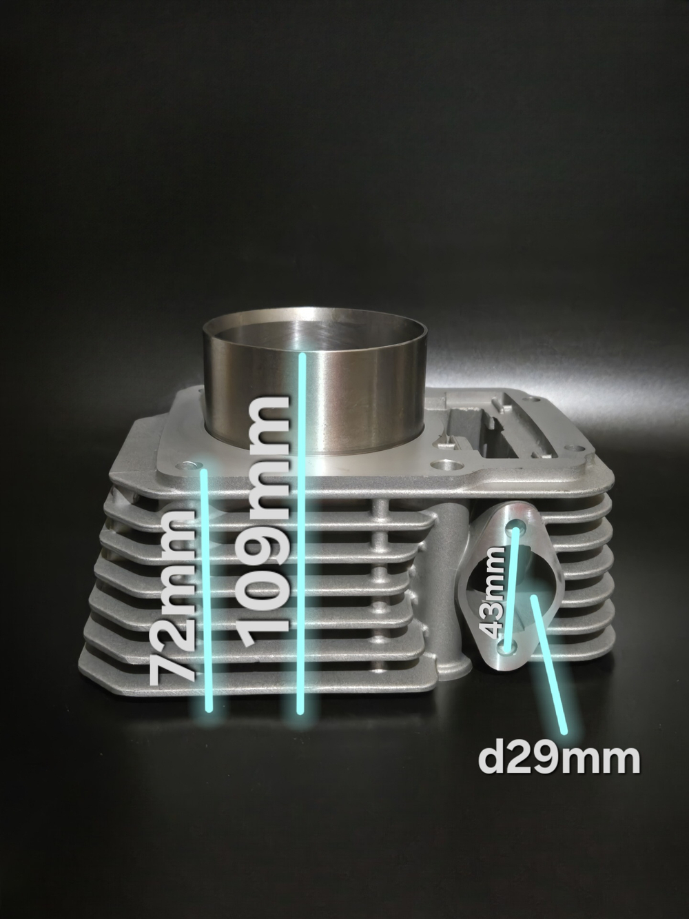 поршневая (цпг) 172FMM 250 кубов 2 клапана (72мм, тефлон)