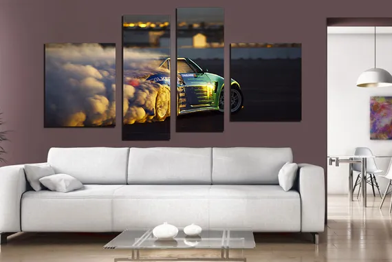 Модульная картина "Дрифт шоу"
