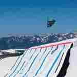 Надувная подушка-склон «SnowSlope» для слоупстайла и фристайла, 16×11×2,6 м
