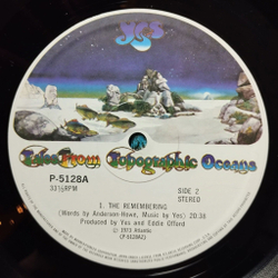 Винтажная виниловая пластинка LP Yes Tales From Topographic Oceans (Japan 1973) (No Obi) The Remembering