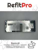 Клавиатура для ноутбука Lenovo Y470 раскладка - русская, без подсветки, черная (25012045), оригинал