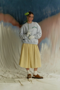 Свитшот Called a Garment Authentic Sweatshirt "Grey Melange"