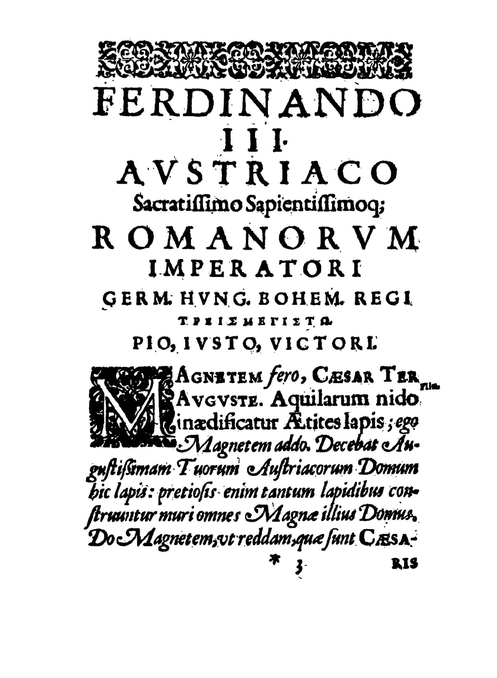 Athanasii Kircheri Fuldensis Buchonii E Soc. Jesu, Mathematum in Collegio Romano. Magnes Sive De Arte Magnetica Opus Tripartitum | Athanasius Kircher
