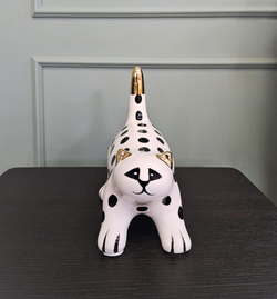 Статуэтка Golden ear polka-dot cat