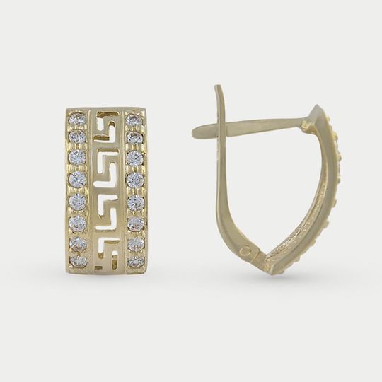 Серьги золотые