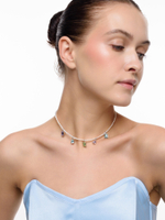 Колье "Pearl mix" Silver