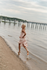 Комбине на бретелях red