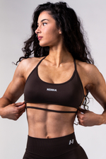 Топ Open-Back Sports Bra POWER 890 Коричневый