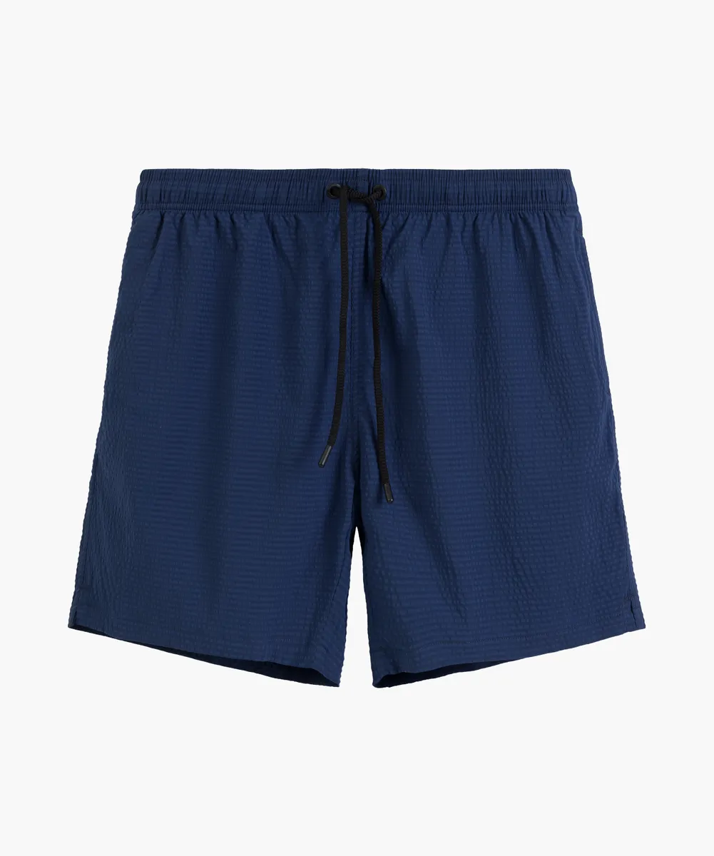 Пляжные шорты мужские Atlantic, 1 шт. в уп., полиэстер, темно-голубые, KMB-226