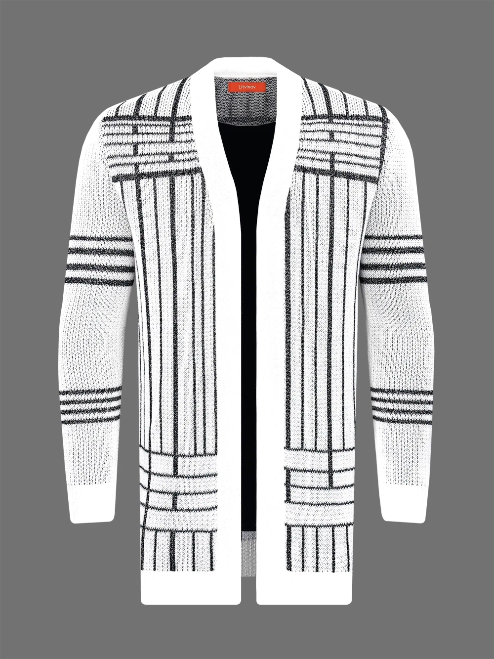 Кардиган с планкой