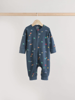 Комбинезон / Cлип для малышей Next E19-567, 4 шт., Голубой, Бежевый, Темно-серый