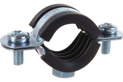 Трубный хомут с гайкой ЗУБР 3/4", 9 штук, оцинкованный 37850-25-29