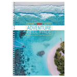 Тетрадь общая Hatber, А4, 80 листов в линейку, картон, на спирали, ассорти