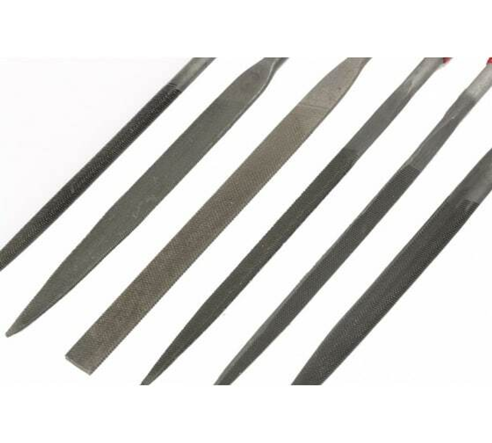 НАБОР НАДФИЛЕЙ MATRIX 160 Х 4 ММ 6 ШТ ОБРЕЗИНЕННЫЕ РУКОЯТКИ 15816