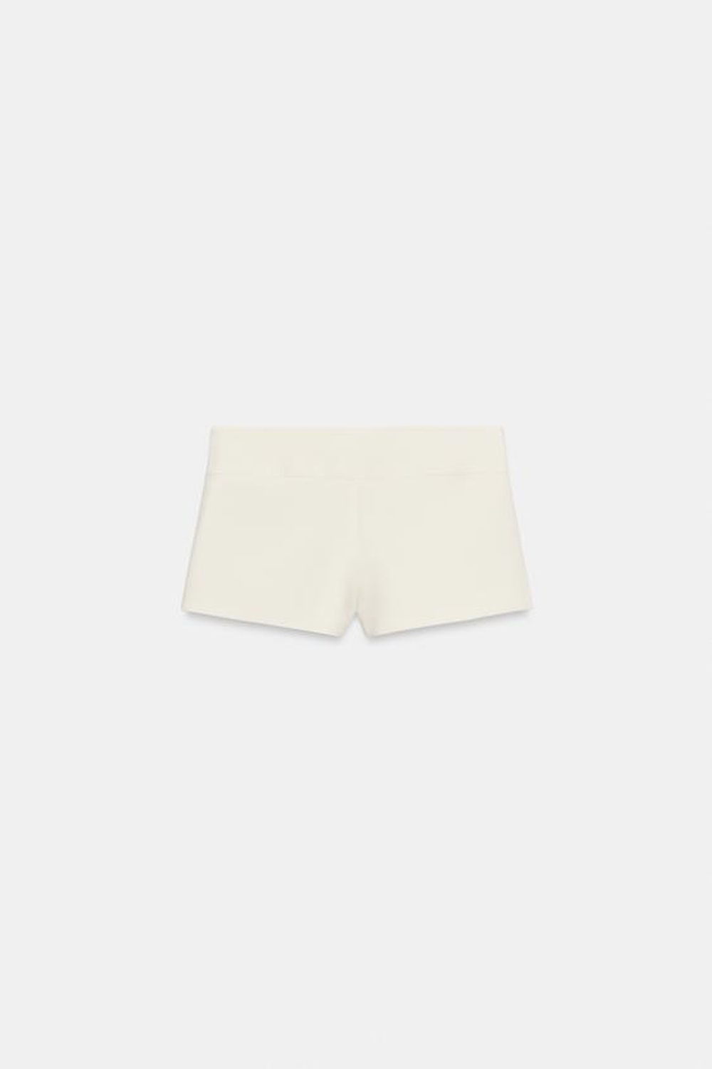 ZARA МИНИ-ШОРТЫ, ЭКРЮ