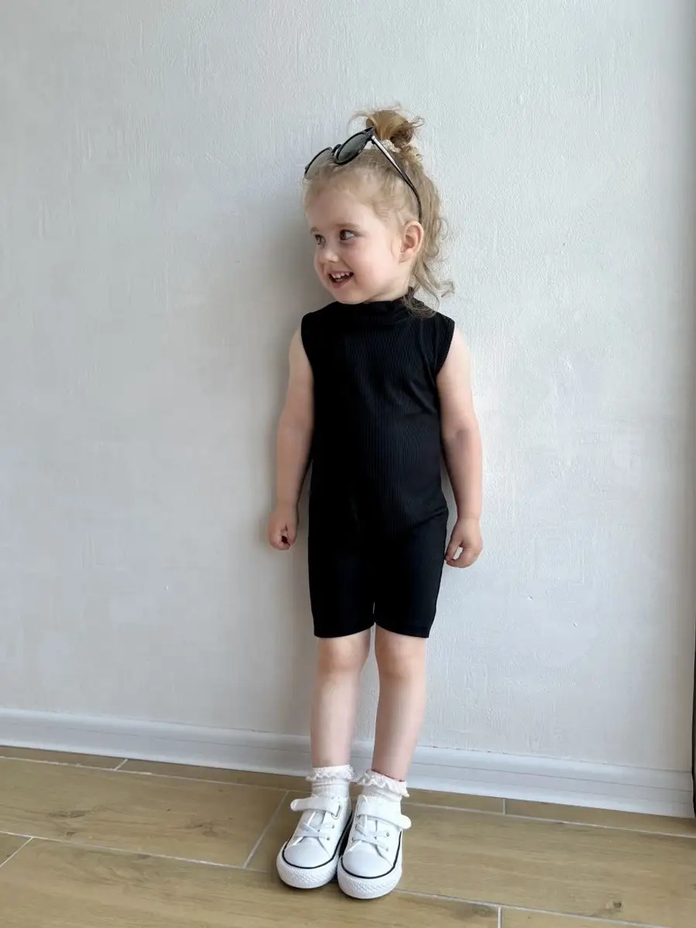 Комбинезон летний в рубчик