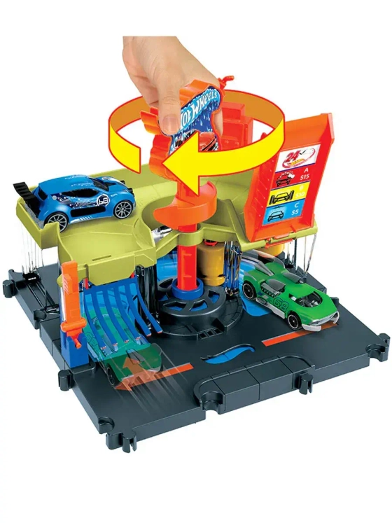 Автотрек Хот Вилс Экспресс автомойка HDR27