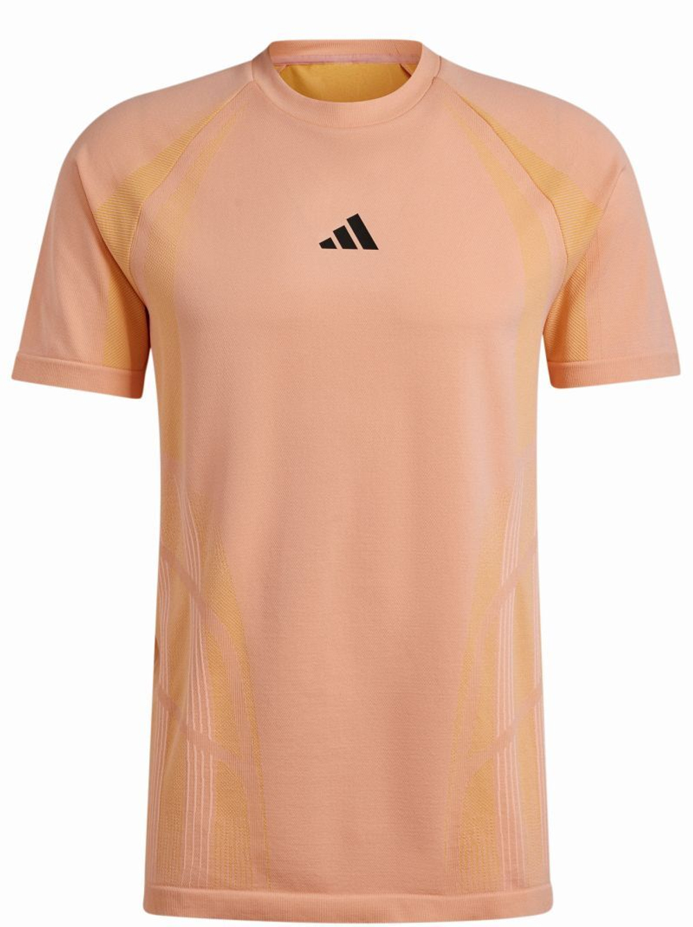 Мужская теннисная футболка Adidas Tennis Pro Seamless Aeroready Freelift T-Shirt - Розовый
