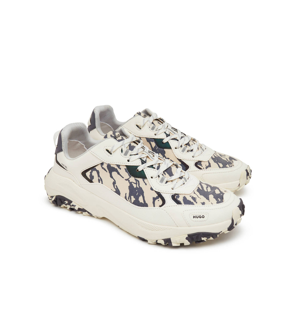 Кроссовки GO1ST_camo HUGO - бежевый(50498693)