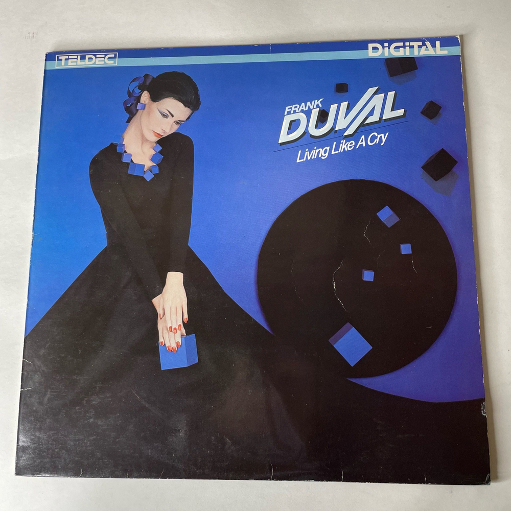 Винтажная виниловая пластинка LP Frank Duval Living Like A Cry (Германия 1984)