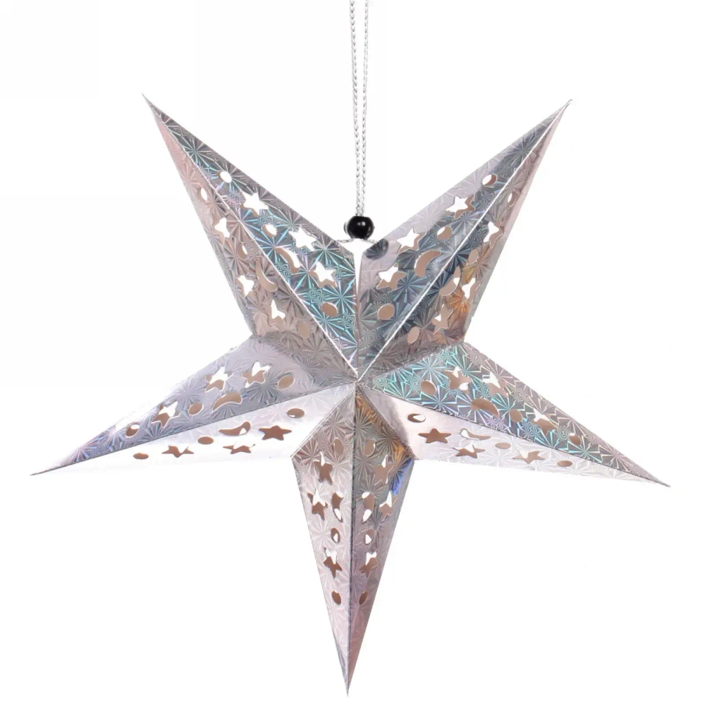 Украшение подвесное «Сияние звезды» 45 см, Серебро