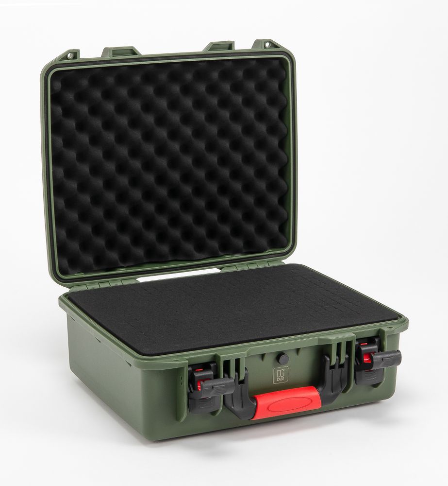 MEDIUM SIZE | Ударопрочный кейс DGCASE@80-01 ОЛИВКОВЫЙ Внутр. размеры 435*340*170мм